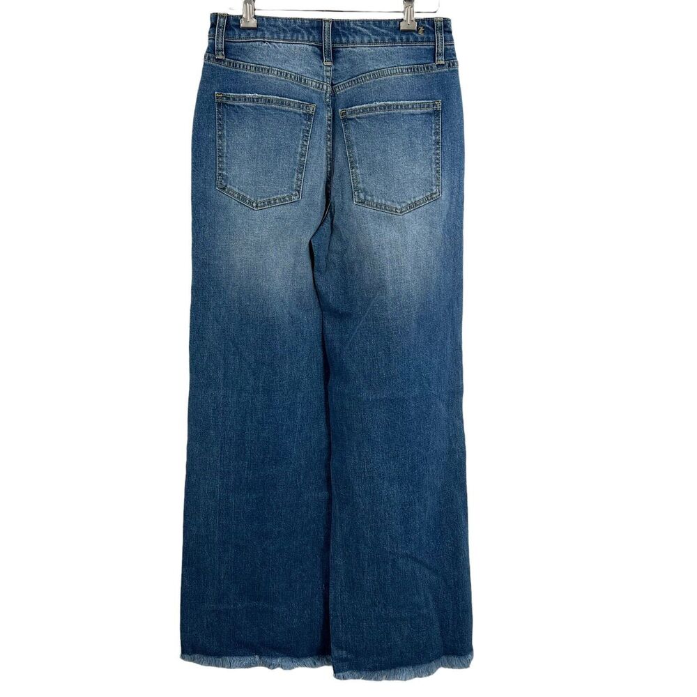 Juicy Couture Wide Leg Destroyed Jeans Size 26 New - Picture 5 of 8